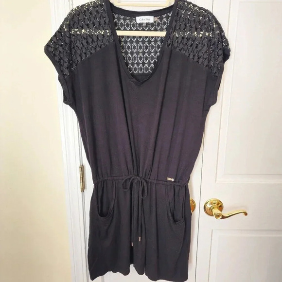 Calvin Klein black cover up size L/XL - Picture 1 of 8